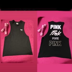 VICTORIA SECRET PINK TANK TOP Black
